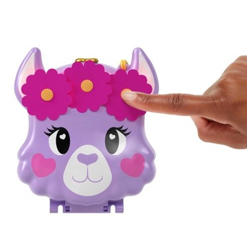 POLLY POCKET Набор КЕМПИНГОВЫЕ ПРИКЛЮЧЕНИЯ ЛАМЫ Кукольный домик HKV33