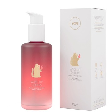 Yope Wake Up Cheers żel do mycia twarzy Chardonnay + Gruszka 150ml P1