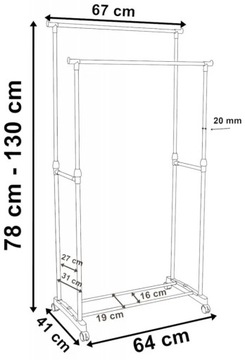 ВЕШАЛКА НА КОЛЕСАХ ОДЕЖДА ОБУВЬ ГАРДЕРОБ ПОДСТАВКА