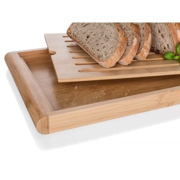 БОЛЬШАЯ РАЗДЕЛОЧНАЯ ДОСКА ДЛЯ ХЛЕБА БАМБУКОВАЯ BREAD Banquet 5650