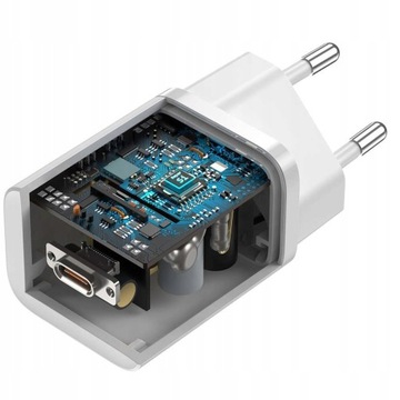 ЛЕГКОЕ ЗАРЯДНОЕ УСТРОЙСТВО BASEUS CUBE ИСТОЧНИК ПИТАНИЯ USB-C PD 25 Вт AC 100–240 В