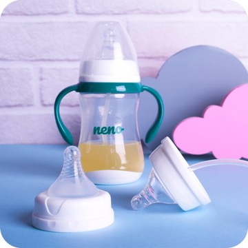 Детская бутылочка с соской 240мл 3-6М+ NENO