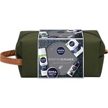 Подарочный набор мужской косметики с косметичкой NIVEA Sensitive Elegance