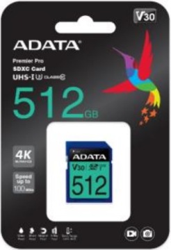 SD-карта Adata Premier Pro 512 ГБ