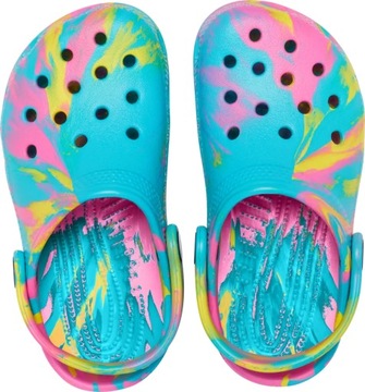 Dziecięce Buty Chodaki Crocs Classic Marbled 28-29