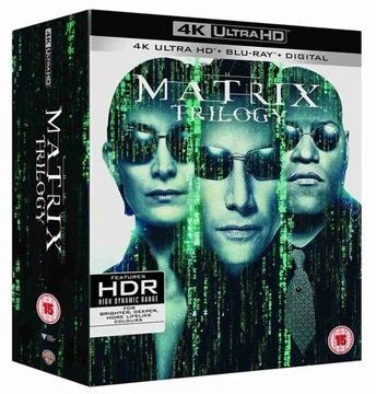 Матрица 1-3: Трилогия [3 Blu-ray 4K] Матрица: Трилогия /Лектор ПЛ/