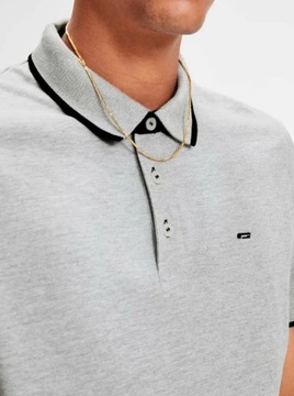 Jack&Jones Polo Paulos 12136668 Szary Slim Fit