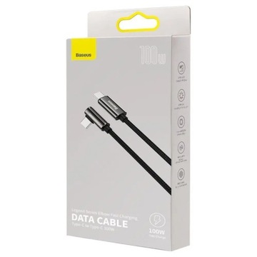 Кабель Baseus Legend Series 100 Вт, 1 м USB-C-USB-C