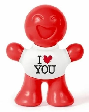 Освежитель аромата решетки автомобиля Little Joe I Love You, ваниль на День святого Валентина