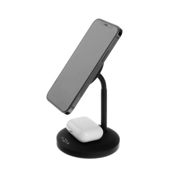Фиксированная подставка для зарядки MagStand 2in1 с MagSafe Black