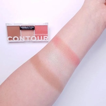 Палетка для контуринга лица Makeup Revolution Relove Trio - Baked Sugar