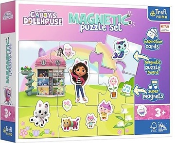 Puzzle magnetyczne Koci Domek Gabi 2024 Trefl