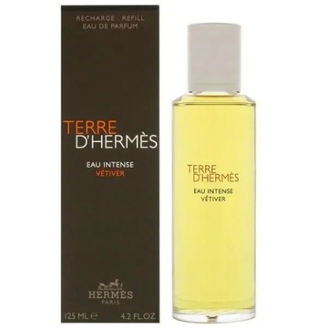 HERMES TERRE D'HERMES EAU INTENSE VETIVER 125ML NAPEŁNIENIE REFILL EDP