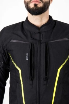 ТЕКСТИЛЬНАЯ КУРТКА OZONE DELTA IV ЧЕРНАЯ/ЖЕЛТАЯ ФЛУО XXL