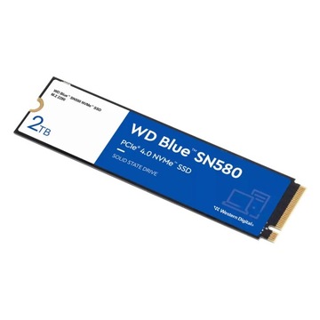 Твердотельный накопитель WD Blue SN580 M.2 NVMe емкостью 2 ТБ WDS200T3B0E