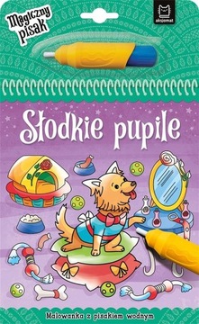 Słodkie pupile. Malowanka z pisakiem wodnym Anna Podgórska