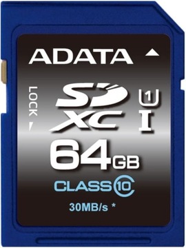 Карта памяти A-DATA SDXC 64 ГБ