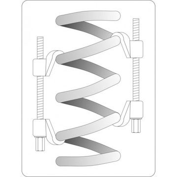 СЪЕМНИК ПРУЖИН YATO YT-2547 82X355 2ШТ КОВАННЫЙ