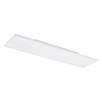 Потолочный светильник Eglo прямоугольный 30 х 120 см, белый, оттенки серого и серебра