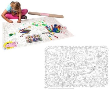 Напольная раскраска 