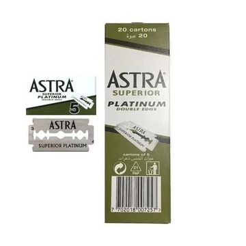 Бритвенные лезвия Astra Superior Platinum двойные лезвия 100 шт.