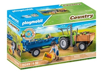 PLAYMOBIL Country 71249 Трактор с прицепом