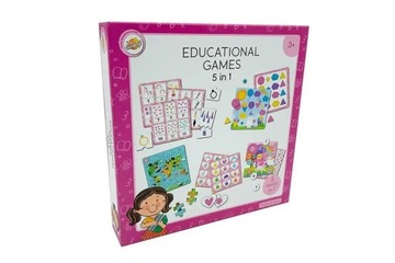 Развивающая игра 5 в 1, отличное развлечение