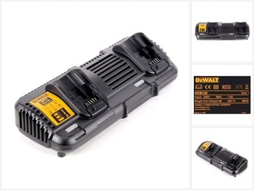 ЗАРЯДНОЕ УСТРОЙСТВО С ДВУМЯ ПОРТАМИ 18В 4Ач DEWALT DCB132