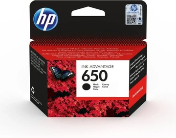 Tusz HP 650 czarny (black) CZ101AE oryginał