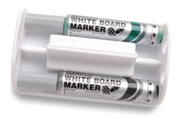 Сухие стираемые маркеры Pentel MWL5M-4N с поршнем
