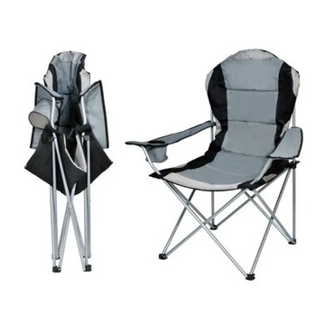 Кресло складное для рыбалки КАСТОР, серый