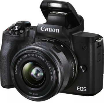 Canon EOS M50 Mark II + 15-45 черный МАГАЗИН ШАНС