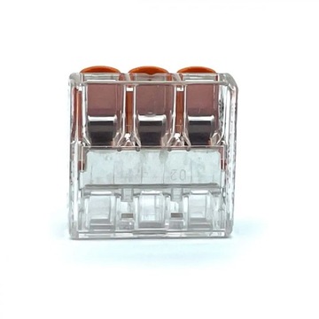 БЫСТРОРАЗЪЕМНЫЕ СОЕДИНИТЕЛИ WAGO РАЗЪЕМЫ ДЛЯ КОРОБОК 3X4 50ШТ.