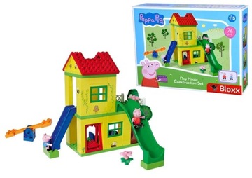 BIG BLOXX Klocki Świnka Peppa Domek Plac Zabaw Świnki Figurki