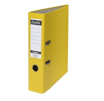 Segregator Bantex Classic PP A4 5 cm żółty