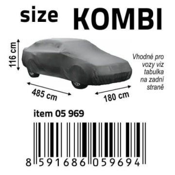 Защитный брезент КОМБИ - 485 х 180 х 116 см