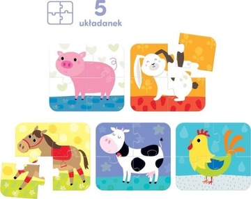 МОЙ ПЕРВЫЙ ПАЗЛ, ЖИВОТНЫЕ CZU CZU 2+