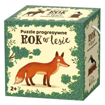 Пазл Nasza Księgarnia для детей 20 деталей Год в лесу - Пазл