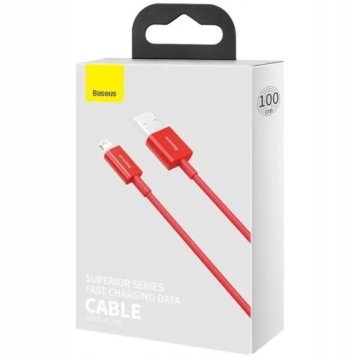 Кабель Baseus Superior, USB-A - Lightning, 2.4A, 1 м