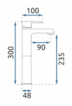Смеситель для мойки MY1805-21WG BLOOM WHITE/GOLD HIGH
