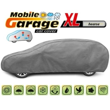 Брезентовый похоронный фургон, установленный на пассажирском катафалке MOBILE GARAGE XL