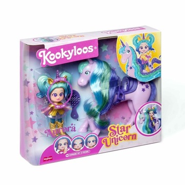 Magic Box - KOOKYLOOS - Star Unicorn – Jednorożec z lalką Aurora