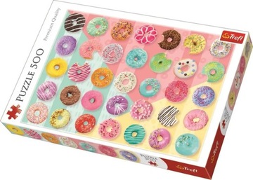 Puzzle 500 elementów. Donaty