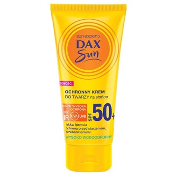 Krem ochronny do twarzy na słońce lekka formuła Dax Sun SPF 50, 75 ml