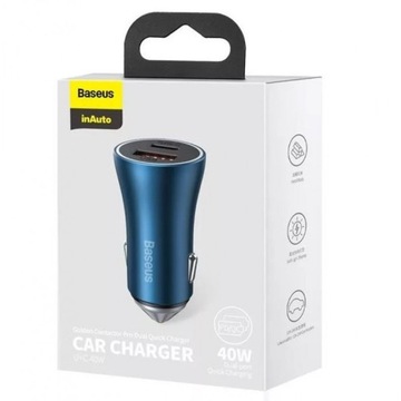 Автомобильное зарядное устройство USB type C Baseus 3000 мА