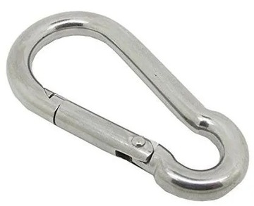 КАРАБИН 4 мм 4x40 КИСЛОТОСТОЙКИЙ КАРАБИН нержавеющая сталь A4 8249 (1)