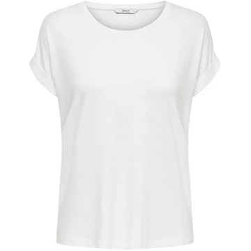 T-shirt damski ONLY ONLMOSTER S/S JRS biały r.L