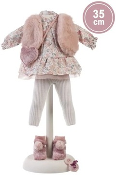 Наряд из 5 предметов для куклы ростом 35 см.