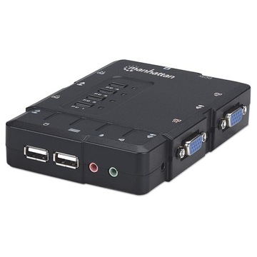 4-портовый KVM-переключатель MANHATTAN 151269