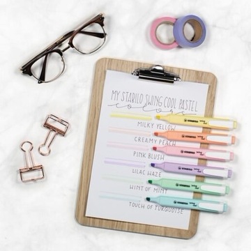 Хайлайтер STABILO SWING COOL PASTEL (8 шт.)